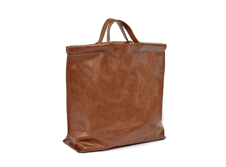 Serax-Bea-Mombaers-shopper-bag-leder-40x145x41cm-cognac