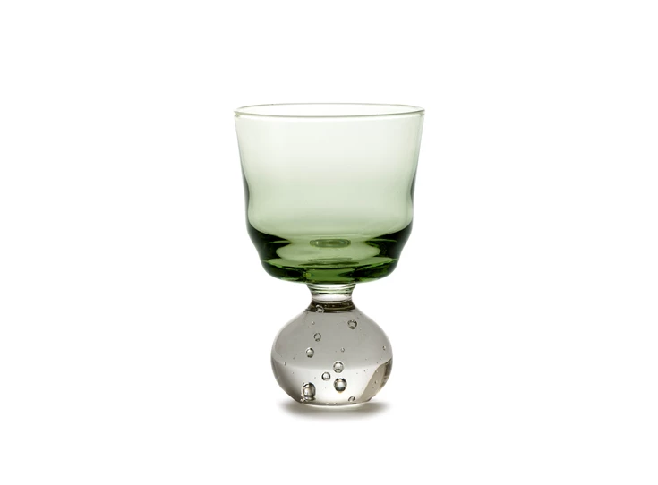 Serax-Bela-Silva-Eternal-glas-op-voet-S-D63cm-H95cm-groen