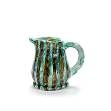 Serax-Bela-Silva-Oui-Oui-kruik-H14cm-D11cm-blauw-groen