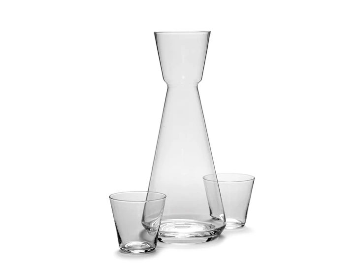 Serax-Charles-Kaisin-Nero-karaf-215cl-set-van-2-glazen-30cl