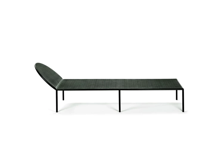 Serax-Jose-Levy-Fontainebleau-ligbed-201x66cm-H59cm-donkergroen