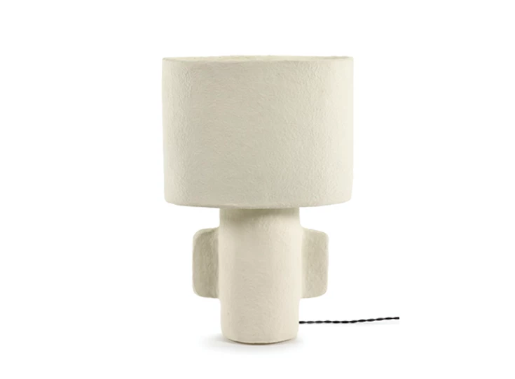 Serax-Marie-Michielssen-papier-mache-beige-tafellamp-H54cm