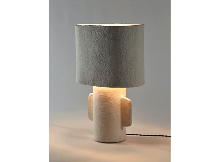 Serax-Marie-Michielssen-papier-mache-beige-tafellamp-H54cm