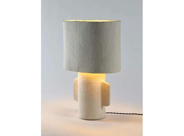 Serax-Marie-Michielssen-papier-mache-beige-tafellamp-H54cm