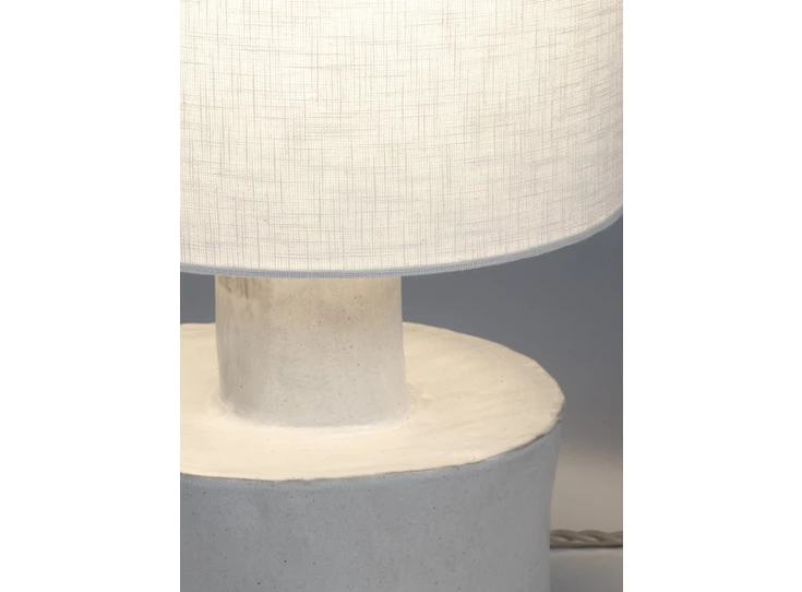 Serax-Marie-Michielssen-tafellamp-Catherine-D25cm-H47cm-voet-mat-wit-kap-wit