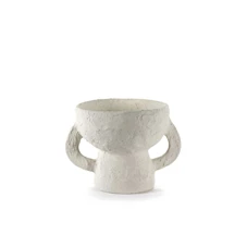 Serax-Marie-Michielssen-White-Earth-papier-mache-pot-D23cm-H225cm-wit
