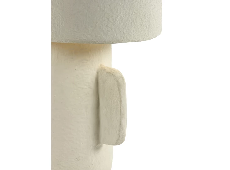 Serax-Marie-Michielssen-White-Earth-papier-mache-tafellamp-H35cm-wit