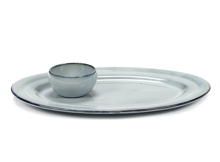 Serax-Pascale-Naessens-Pure-ovale-schotel-38x28cm-blauw