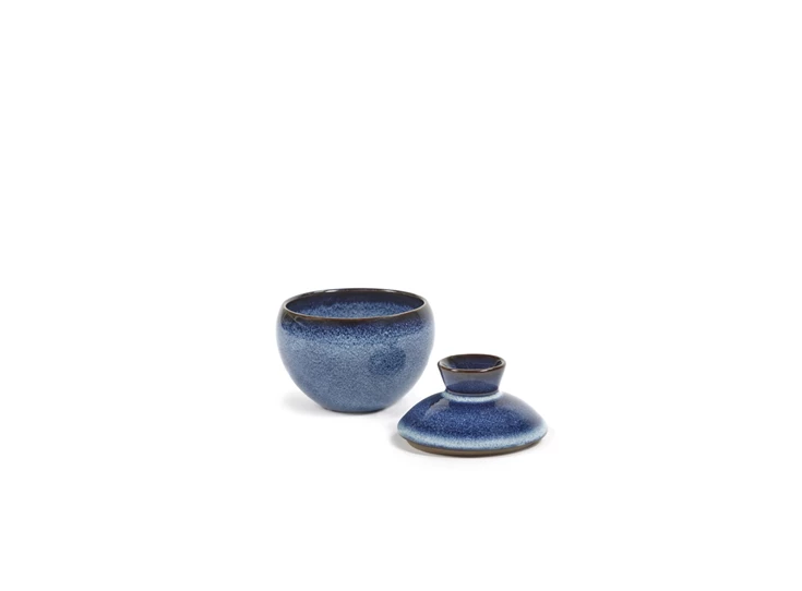 Serax-Pascale-Naessens-Pure-potje-met-deksel-D9cm-H10cm-donkerblauw