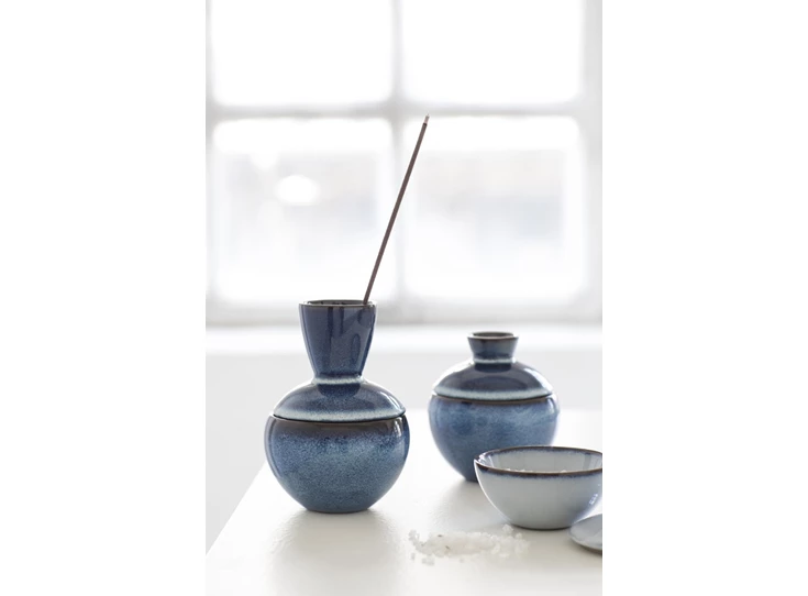 Serax-Pascale-Naessens-Pure-potje-met-deksel-D9cm-H13cm-donkerblauw