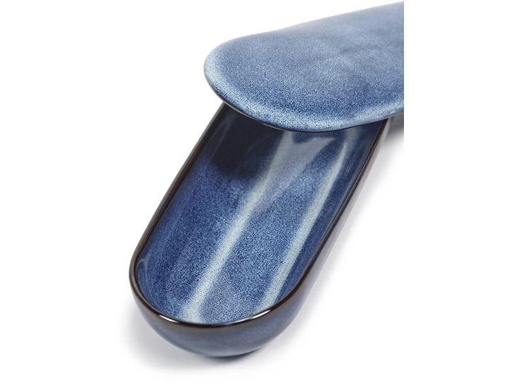 Serax-Pascale-Naessens-Pure-schaal-met-deksel-245x85cm-H5cm-donkerblauw