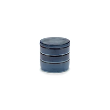 Serax-Pascale-Naessens-Pure-stapelbare-bowl-set-van-3-met-deksel-D14-H15cm-donkerblauw