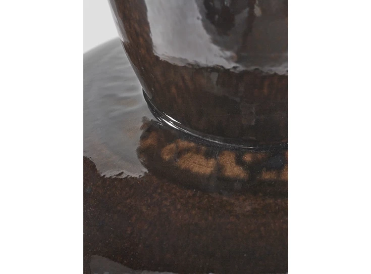 Serax-Pascale-Naessens-Pure-vaas-M-D28cm-H45cm-bruin-zwart