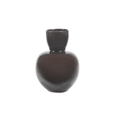 Serax-Pascale-Naessens-Pure-vaas-S-D245cm-H39cm-bruin-zwart