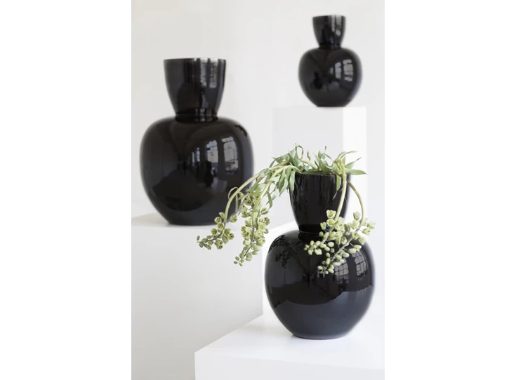 Serax-Pascale-Naessens-Pure-vaas-S-D245cm-H39cm-bruin-zwart