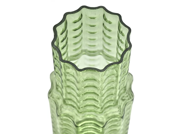 Serax-Ruben-Deriemaeker-Wave-vaas-05-D16cm-H35cm-groen