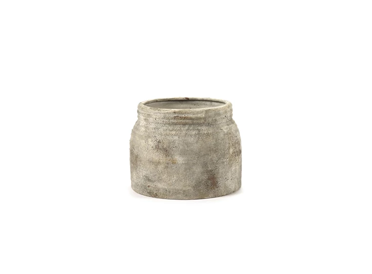 Serax-Rustic-bloempot-M-D235cm-H18cm-greige