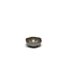 Serax-Sergio-Herman-Inku-bowl-diep-bord-geribbeld-D11cm-H4cm-groen