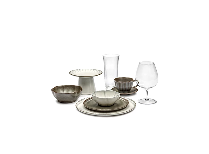 Serax-Sergio-Herman-Inku-bowl-diep-bord-geribbeld-D11cm-H4cm-wit