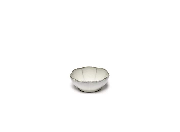 Serax-Sergio-Herman-Inku-bowl-diep-bord-geribbeld-D13cm-H5cm-wit