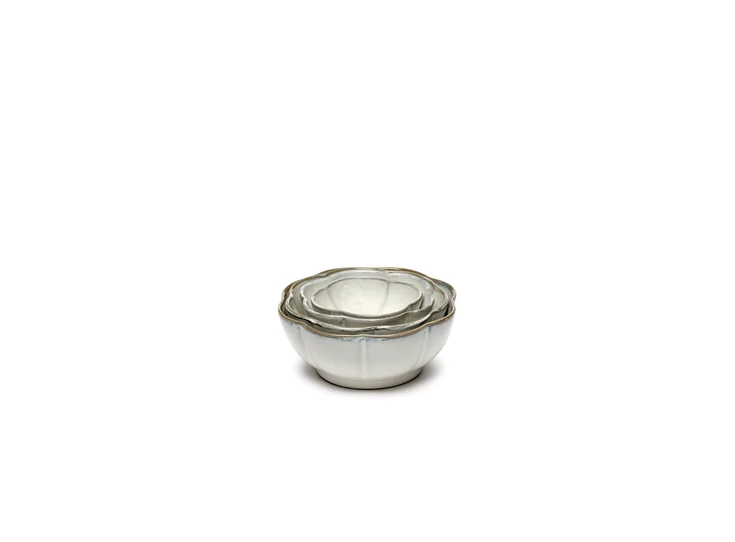 Serax-Sergio-Herman-Inku-bowl-diep-bord-geribbeld-D9cm-H3cm-wit