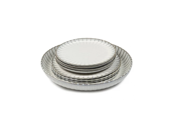 Serax-Sergio-Herman-Inku-dinner-set-van-9-4x-plat-bord-4x-dessertbord-1x-schaal-wit-limited