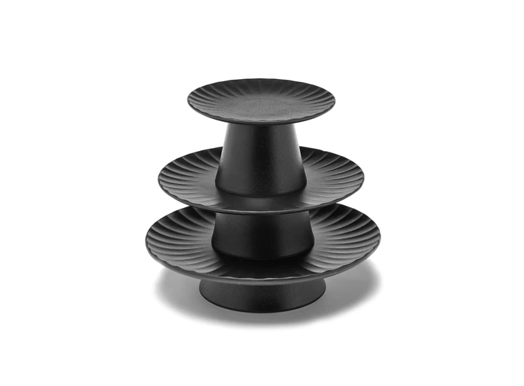 Serax-Sergio-Herman-Inku-gebakschaal-D15cm-H9cm-zwart