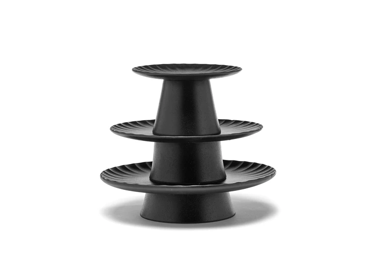 Serax-Sergio-Herman-Inku-gebakschaal-D15cm-H9cm-zwart