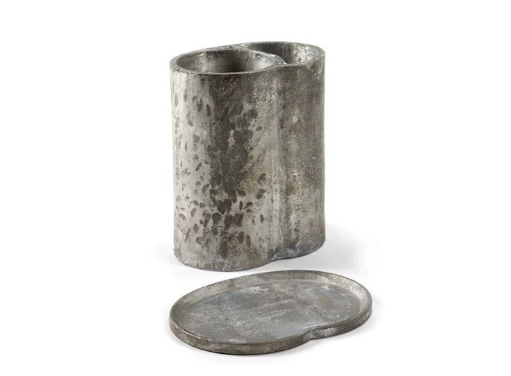 Serax-Sergio-Herman-Surface-wijnkoeler-H21cm-aluminium