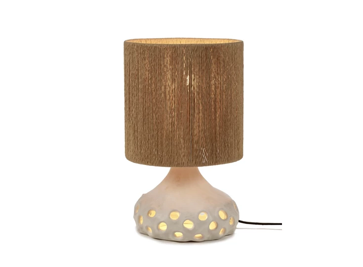 Serax-Sophie-Casier-tafellamp-Oya-01-D25cm-H42cm-bruin