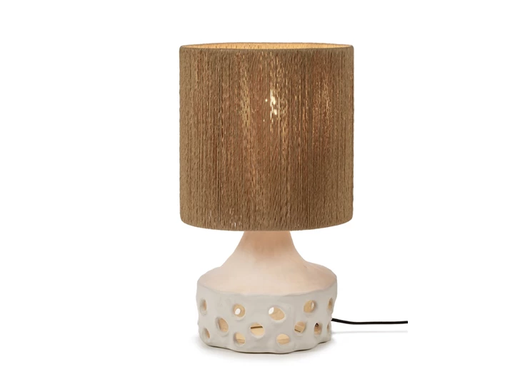 Serax-Sophie-Casier-tafellamp-Oya-02-D25cm-H42cm-bruin