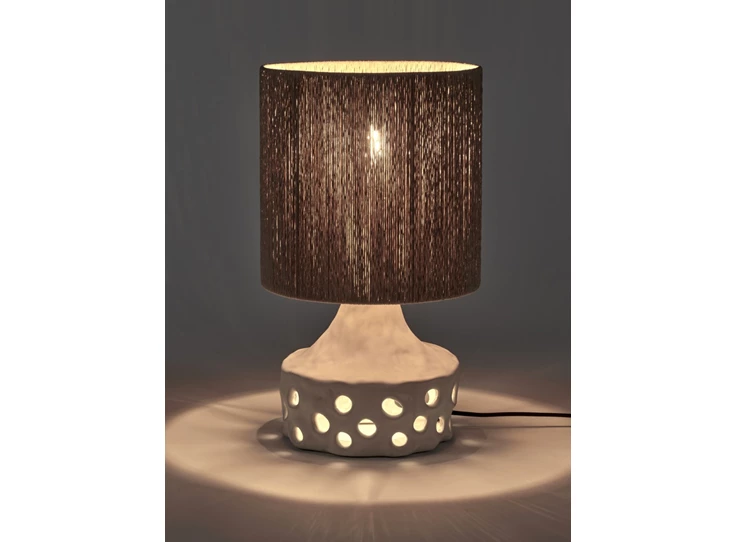 Serax-Sophie-Casier-tafellamp-Oya-02-D25cm-H42cm-bruin