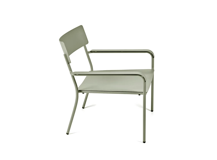 Serax-Vincent-Van-Duysen-August-loungestoel-marmleuning-eucalyptus-groen