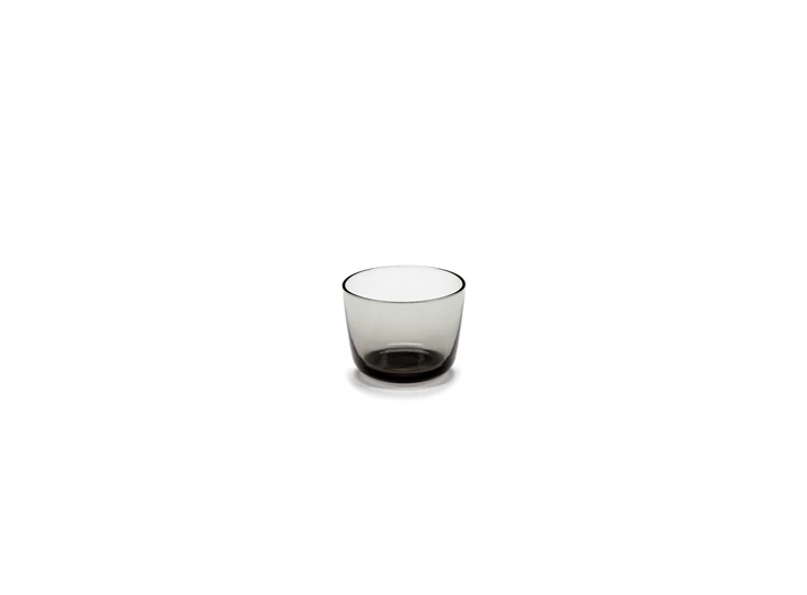 Serax-Vincent-Van-Duysen-Cena-glas-laag-D8cm-H6cm-smokey-grey