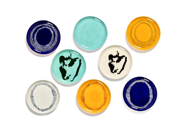 Serax-Yotam-Ottolenghi-Feast-bord-L-26x26x2cm-azure-paprika-groen