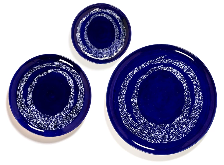 Serax-Yotam-Ottolenghi-Feast-bord-S-19x19x2cm-lapis-lazuli-swirl-dots-wit