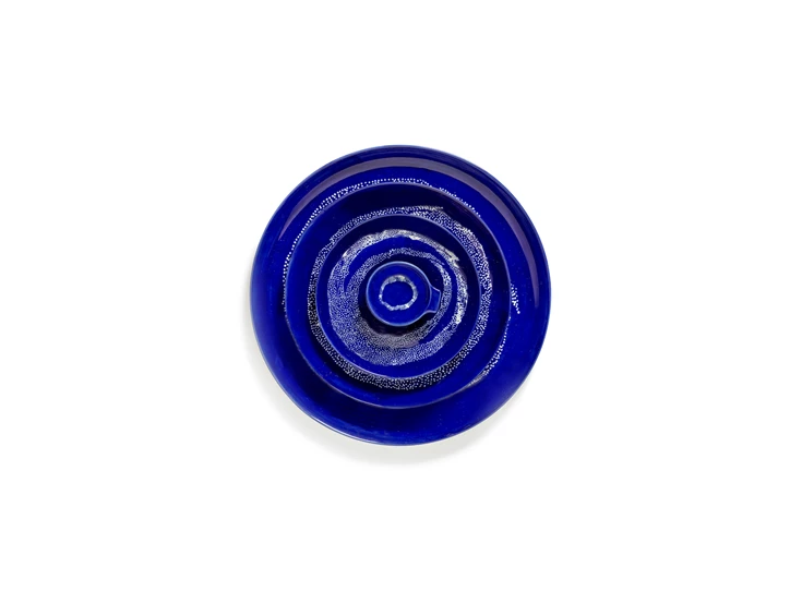 Serax-Yotam-Ottolenghi-Feast-bord-S-19x19x2cm-lapis-lazuli-swirl-dots-wit