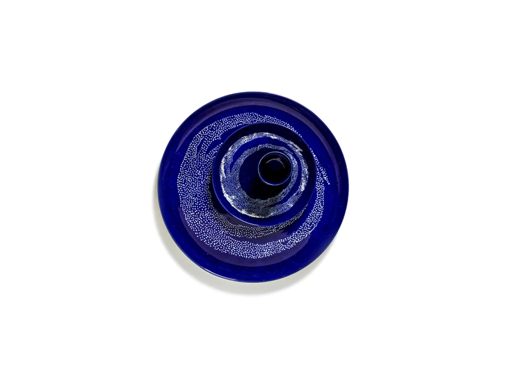 Serax-Yotam-Ottolenghi-Feast-bord-S-19x19x2cm-lapis-lazuli-swirl-dots-wit