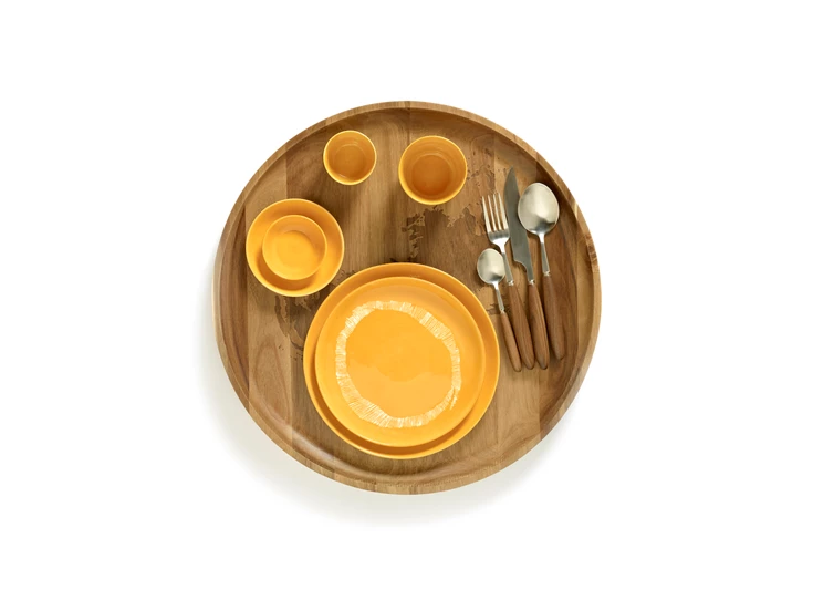 Serax-Yotam-Ottolenghi-Feast-bord-S-19x19x2cm-sunny-yellow-swirl-stripes-wit