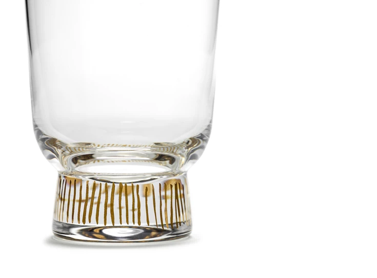 Serax-Yotam-Ottolenghi-Feast-glas-33cl-stripes-goud