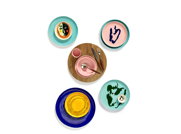 Serax-Yotam-Ottolenghi-Feast-kom-S-16x16x75cm-delicious-pink-swirl-stripes-blauw