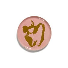 Serax-Yotam-Ottolenghi-Feast-serveerbord-35x35x2cm-delicious-pink-paprika-goud