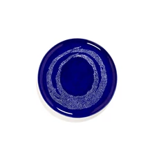 Serax-Yotam-Ottolenghi-Feast-serveerbord-35x35x2cm-lapis-lazuli-swirl-dots-wit