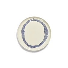 Serax-Yotam-Ottolenghi-Feast-serveerbord-35x35x2cm-wit-swirl-stripes-blauw