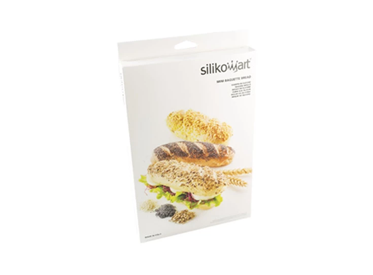 Silikomart-bakvorm-snacks-co-mini-baguette-bread-4x-17x55cm-H2cm