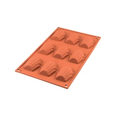 Silikomart-bakvorm-tradition-sf032-madeleine-9x-68x45cm-H17cm