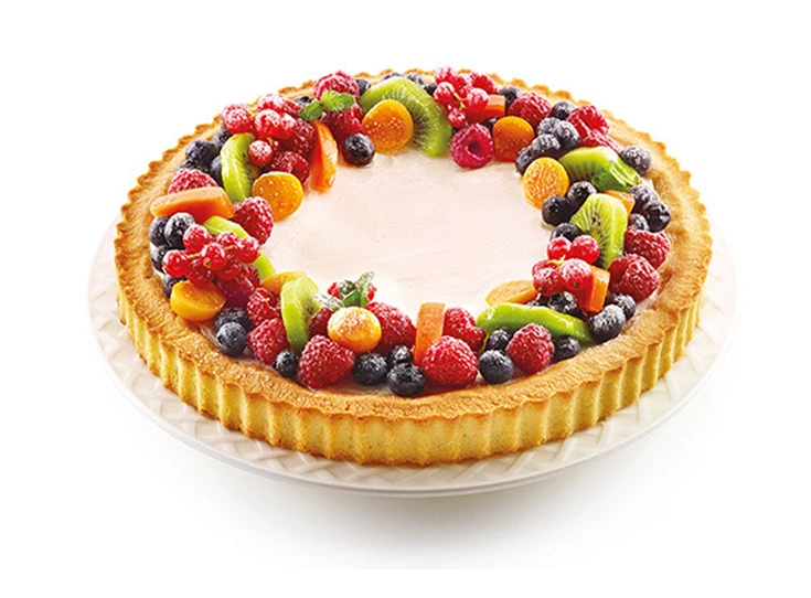 Silikomart-bakvorm-tradition-sft424-crostata-D24cm-H3cm