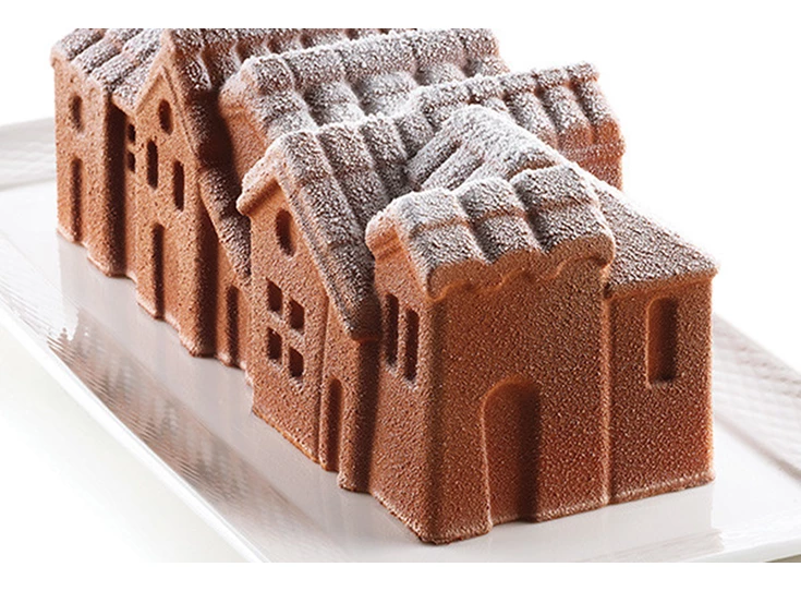 Silikomart-bakvorm-winter-village-24x10cm-H82cm