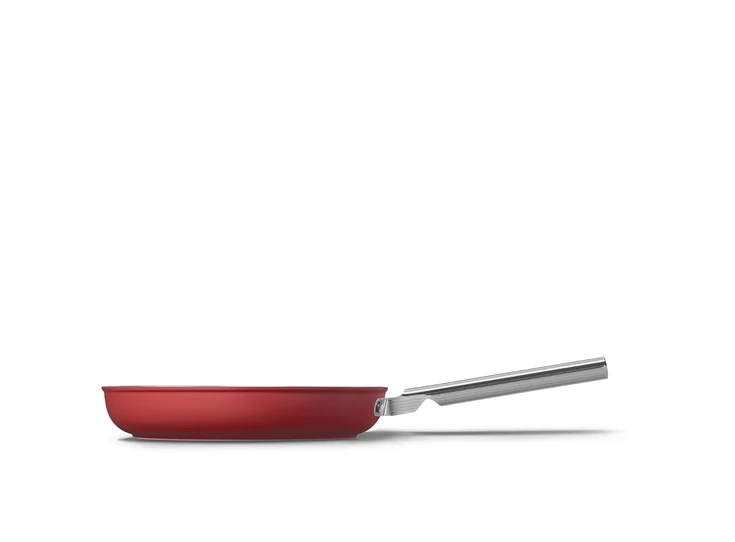 Smeg-braadpan-D28cm-rood