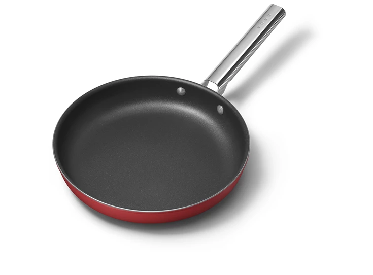 Smeg-braadpan-D28cm-rood
